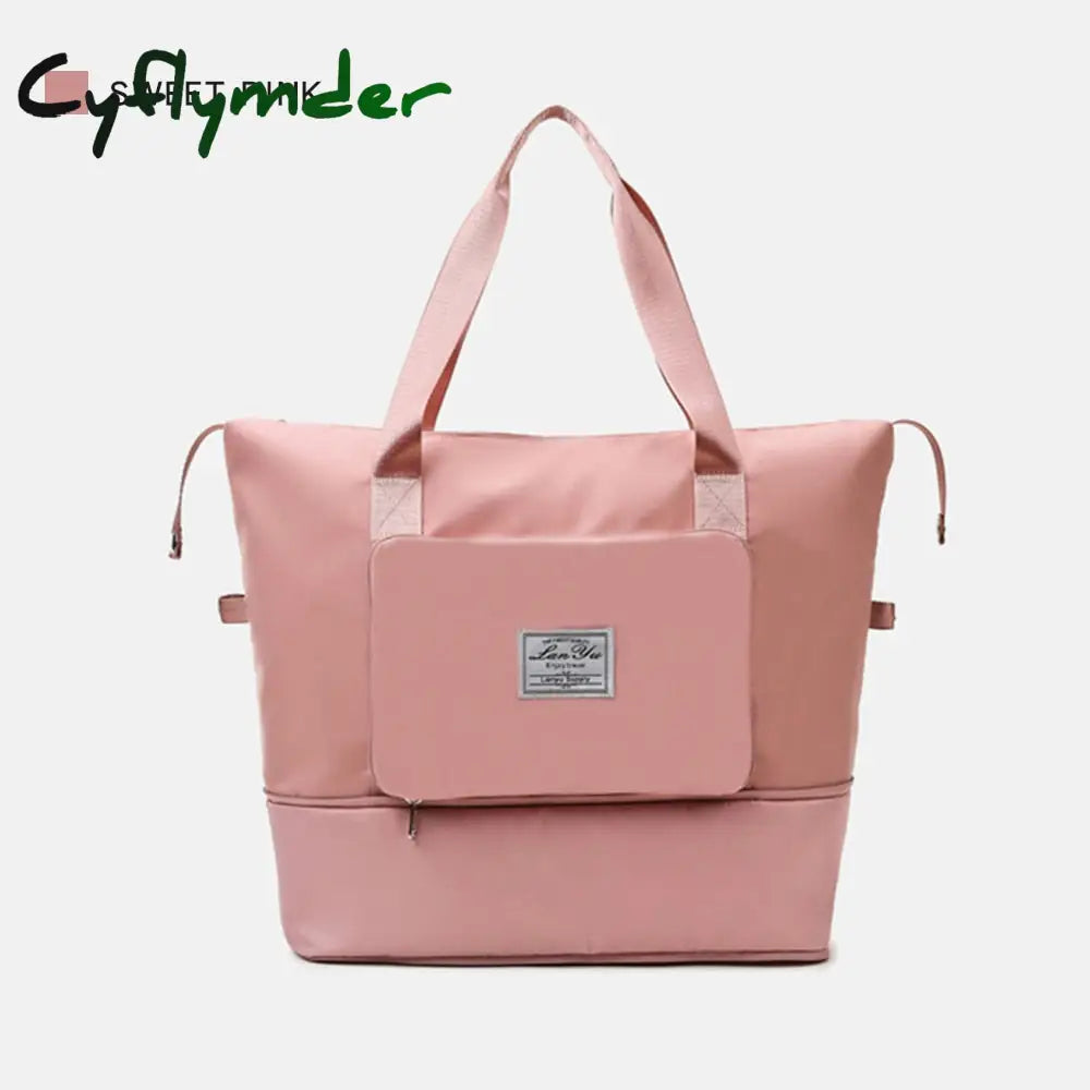 Cyflymder Ladies Foldable Travel Bag Short-Distance Hand-Held Large-Capacity Waiting To Be Produced