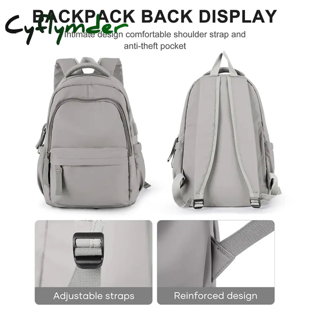 Cyflymder Laptop Backpack For Women Anti Theft Work 14 Inch School Nurse Bookbag Teenage Girls Boys