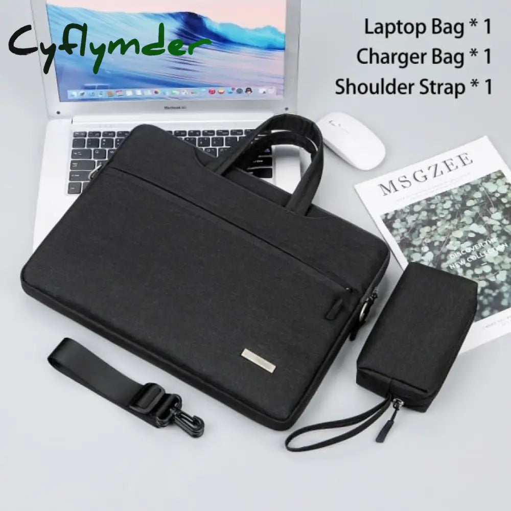 Cyflymder Laptop Bag Sleeve Case 12 13.3 15.6 14 Inch Shoulder Notebook Bag For Macbook Air Pro M1