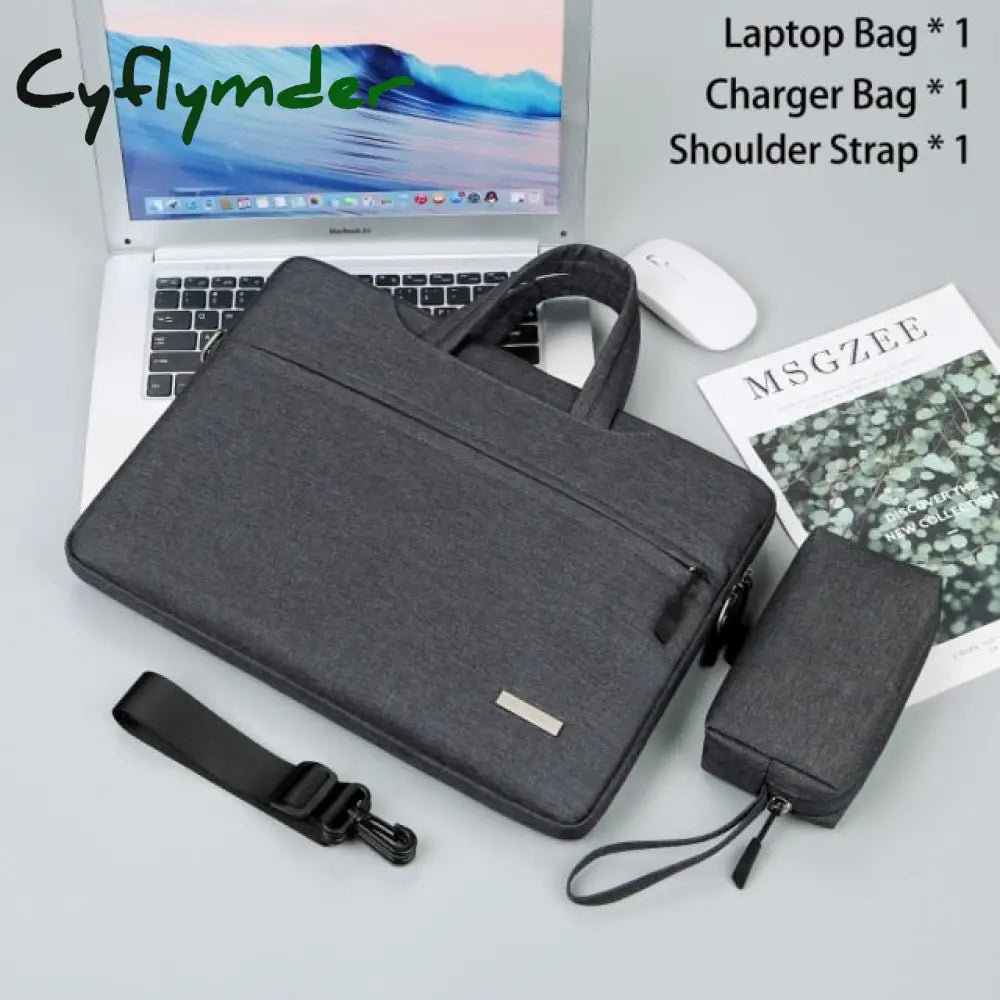 Cyflymder Laptop Bag Sleeve Case 12 13.3 15.6 14 Inch Shoulder Notebook Bag For Macbook Air Pro M1