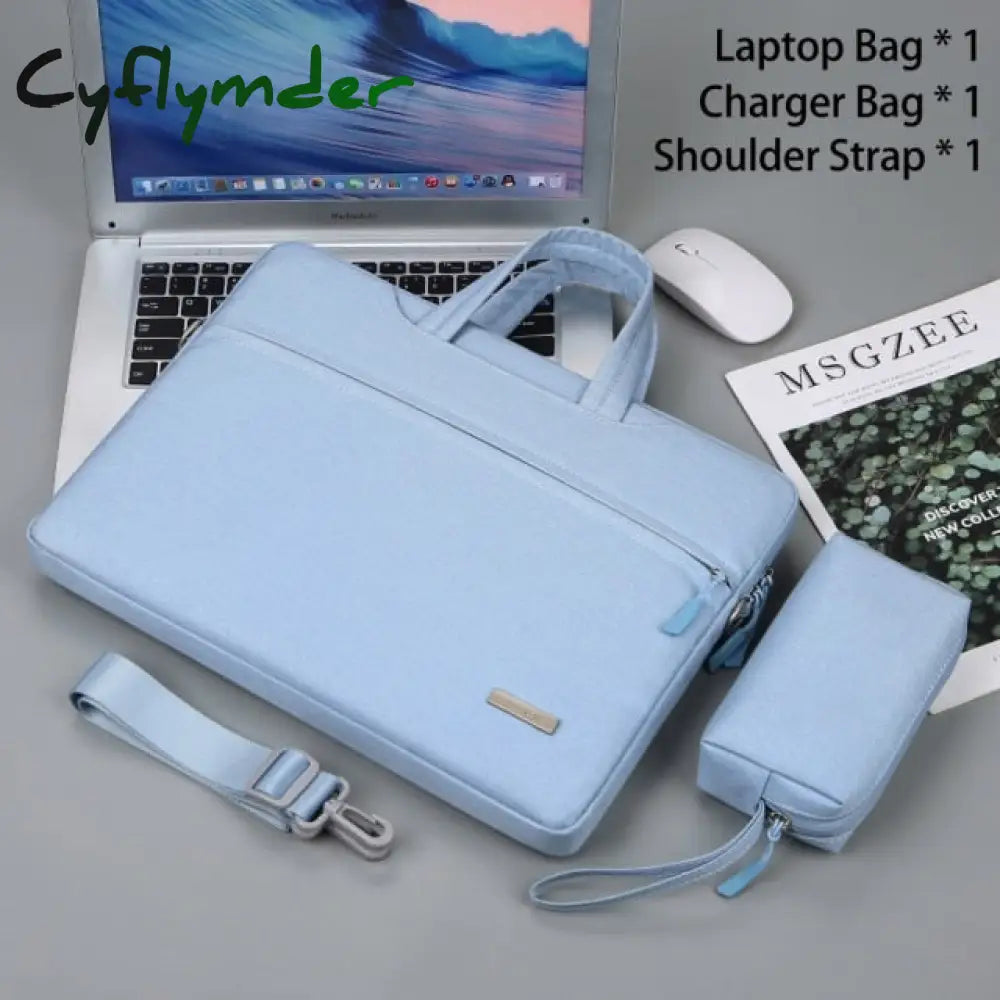 Cyflymder Laptop Bag Sleeve Case 12 13.3 15.6 14 Inch Shoulder Notebook Bag For Macbook Air Pro M1