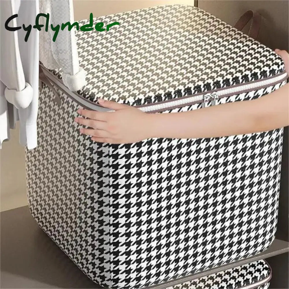 Cyflymder Large Capacity Clothes Storage Bag Foldable Dustproof Household Simple & Quilt