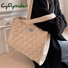 Cyflymder Large-Capacity Commuter Bag Women Fashion New Style Net Celebrity Western One-Shoulder