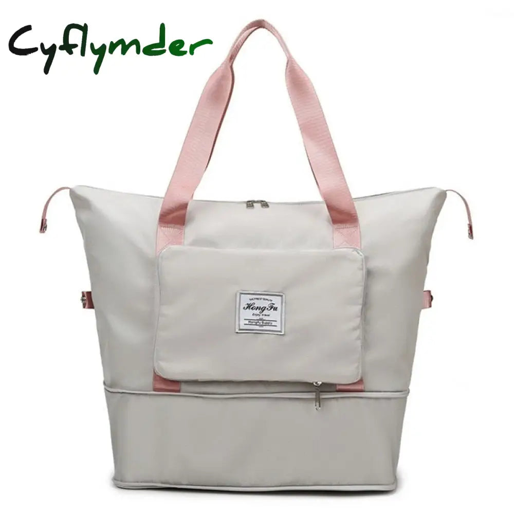 Cyflymder Large Capacity Foldable Travel Bag For Women Multifunctional Waterproof Outdoor Beach