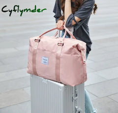 Cyflymder Large Capacity Folding Bag Travel Bags Tote Carry On Luggage Storage Hand Waterproof