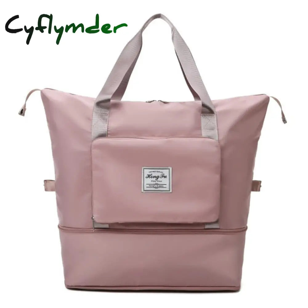 Cyflymder Large Capacity Folding Bag Travel Bags Tote Carry On Luggage Storage Hand Waterproof