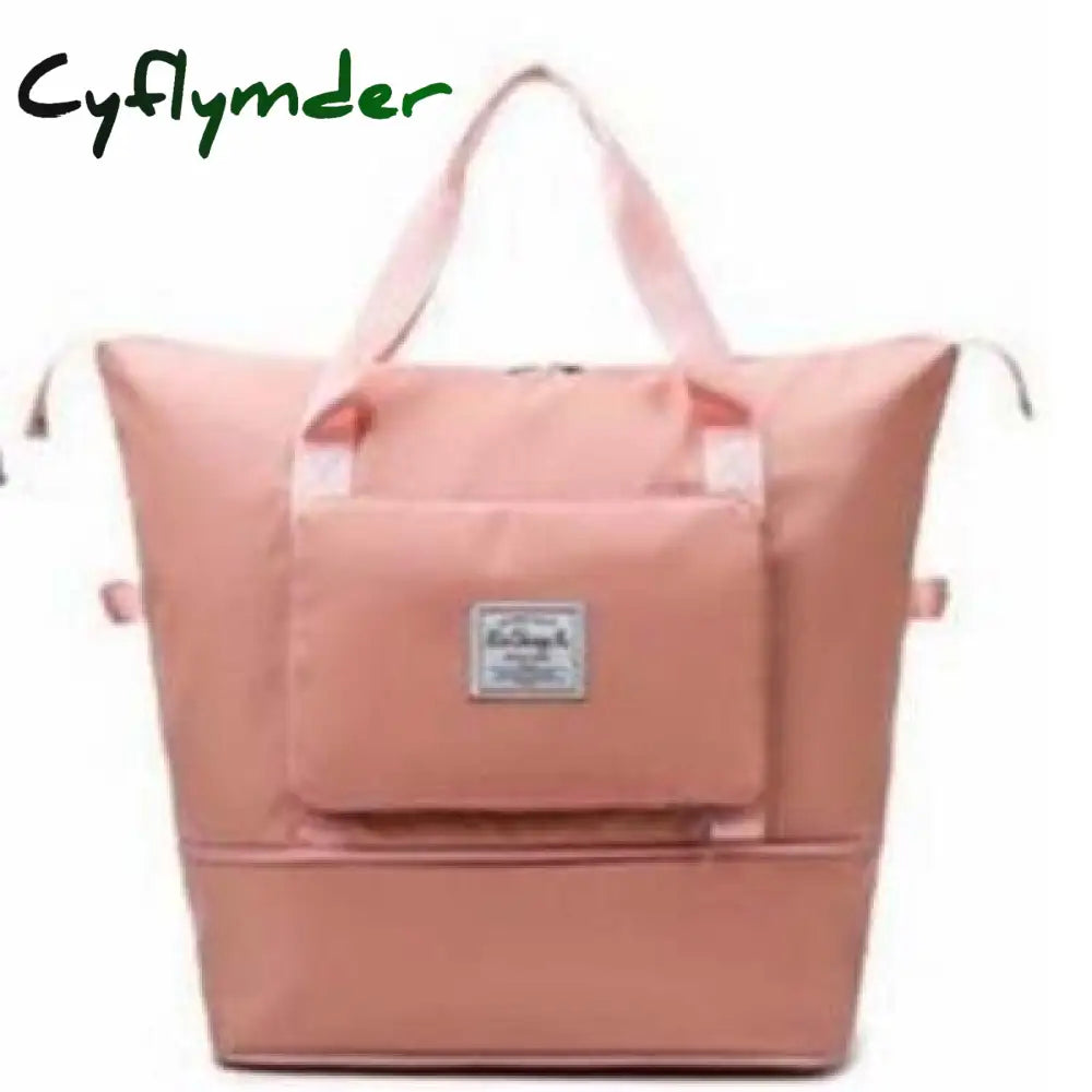 Cyflymder Large Capacity Folding Bag Travel Bags Tote Carry On Luggage Storage Hand Waterproof