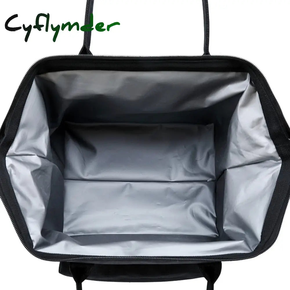 Cyflymder Large Capacity Insulated Thermal Lunch Box Bags For Women Kids Waterproof Food Cooler Bag