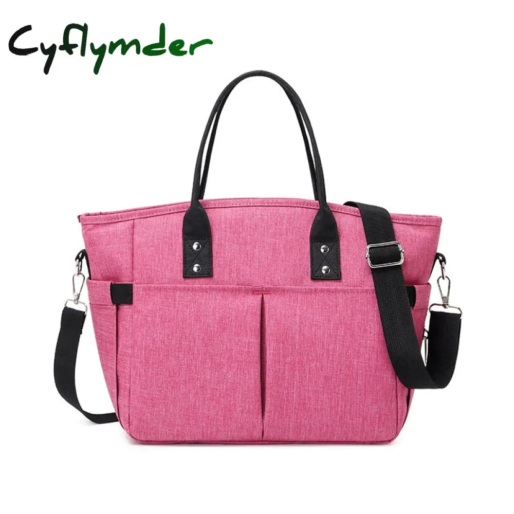 Cyflymder Large Capacity Insulated Thermal Lunch Box Bags For Women Kids Waterproof Food Cooler Bag