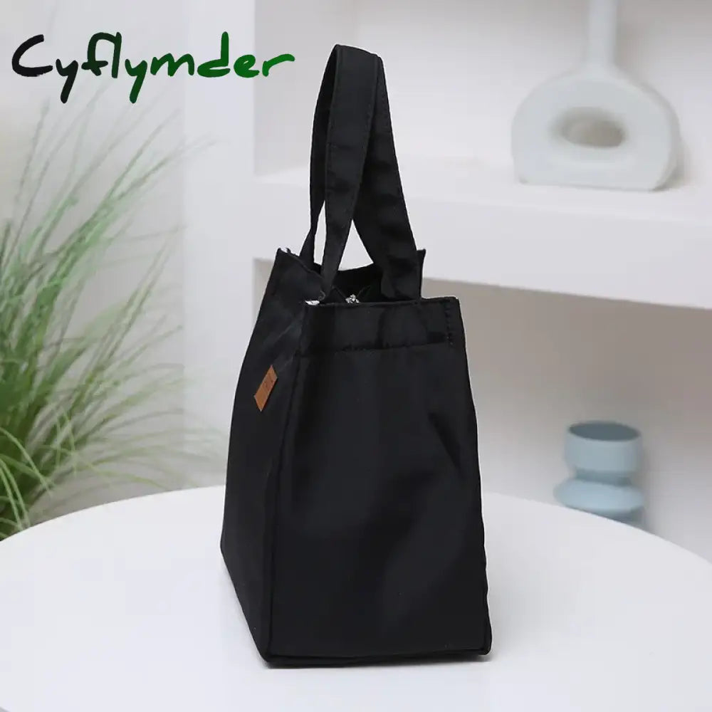 Cyflymder Large Capacity Lunch Bag With Aluminum Foil Insulation For Work Simple And Practical Top