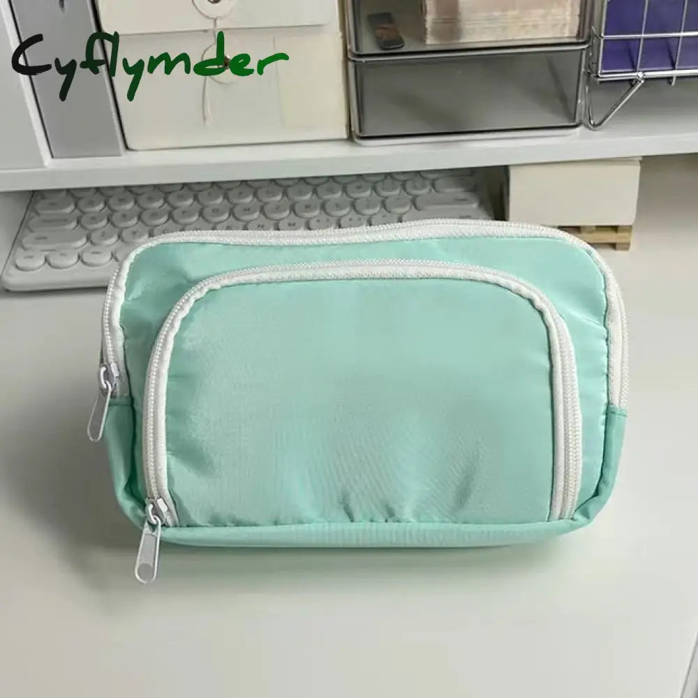 Cyflymder Large Capacity Pencil Bag Aesthetic School Cases Stationery Holder Kids Pen Big Box