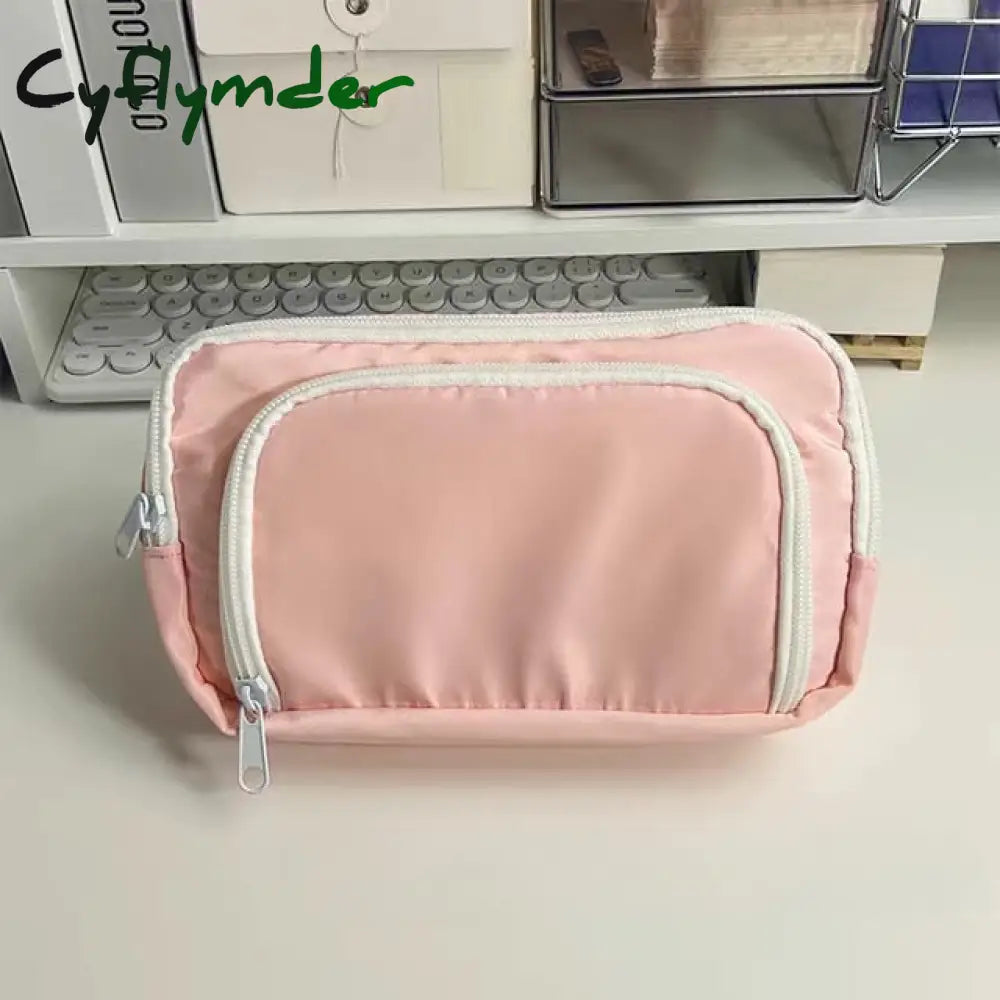 Cyflymder Large Capacity Pencil Bag Aesthetic School Cases Stationery Holder Kids Pen Big Box