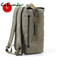 Cyflymder Large Capacity Rucksack Men Travel Bag Mountaineering Backpack Male Luggage Canvas Bucket