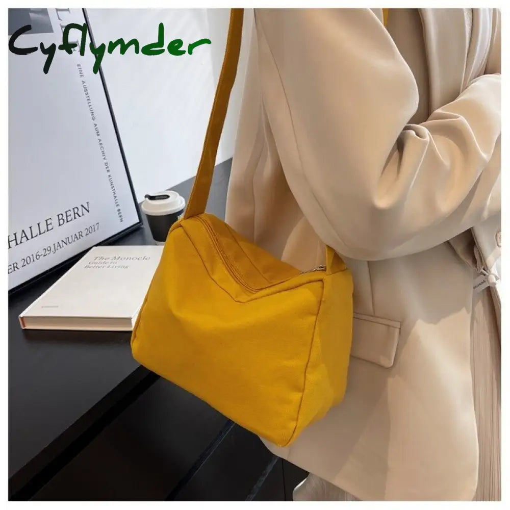 Cyflymder Large-Capacity Shoulder Bag New Women’s Fashion Simple Commuter Messenger Tote