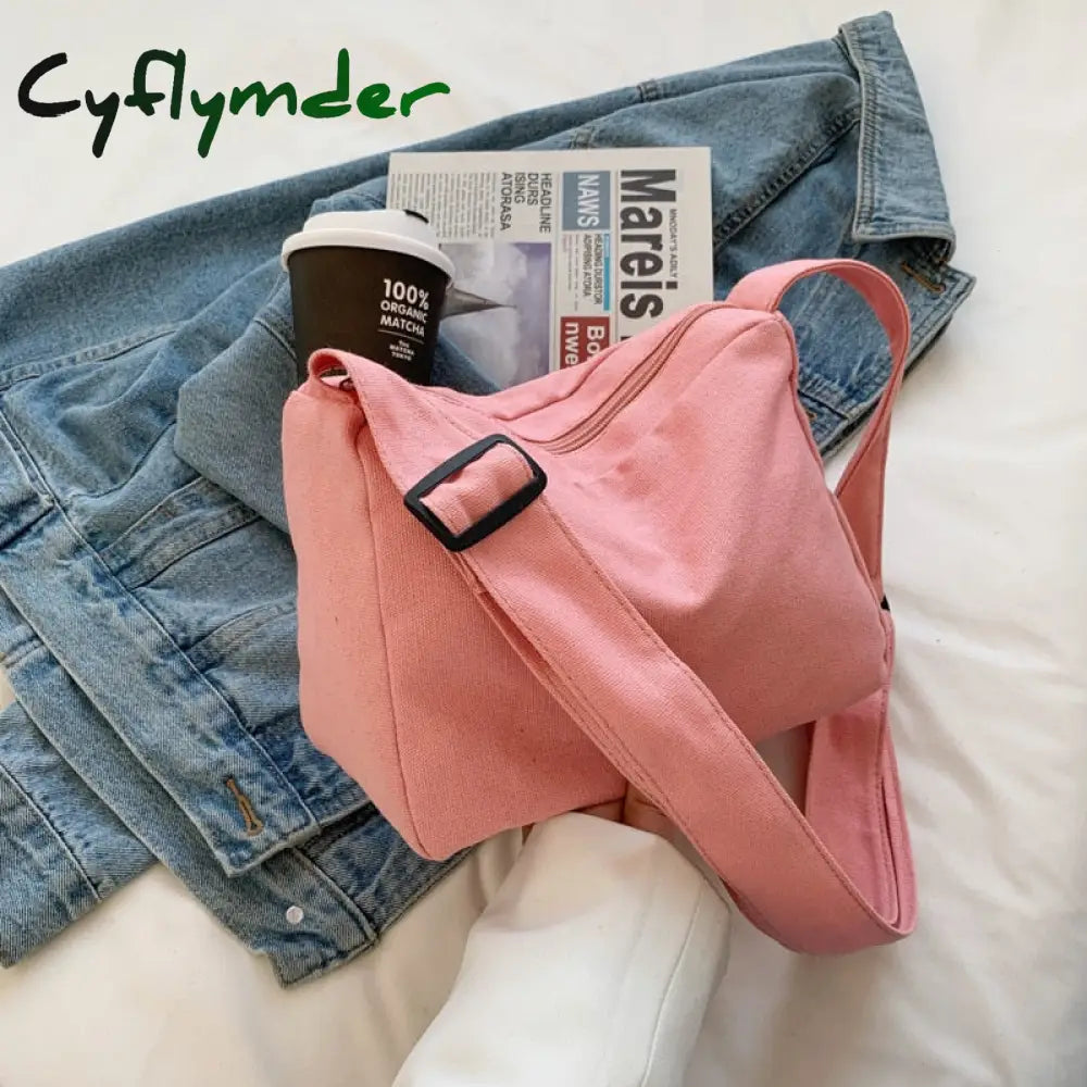 Cyflymder Large-Capacity Shoulder Bag New Women’s Fashion Simple Commuter Messenger Tote