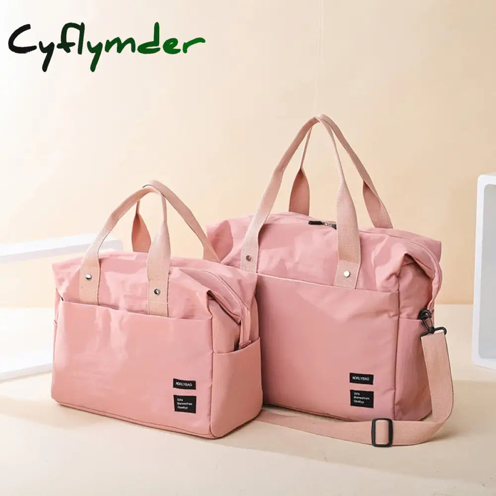 Cyflymder Large Capacity Travel Bag Women’s Hand Luggage Bags Nylon Men’s Short-Distance Sports