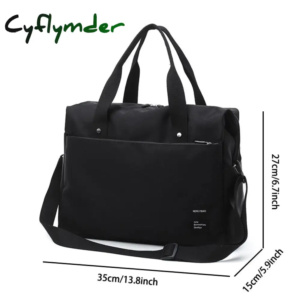 Cyflymder Large Capacity Travel Bag Women’s Hand Luggage Bags Nylon Men’s Short-Distance Sports