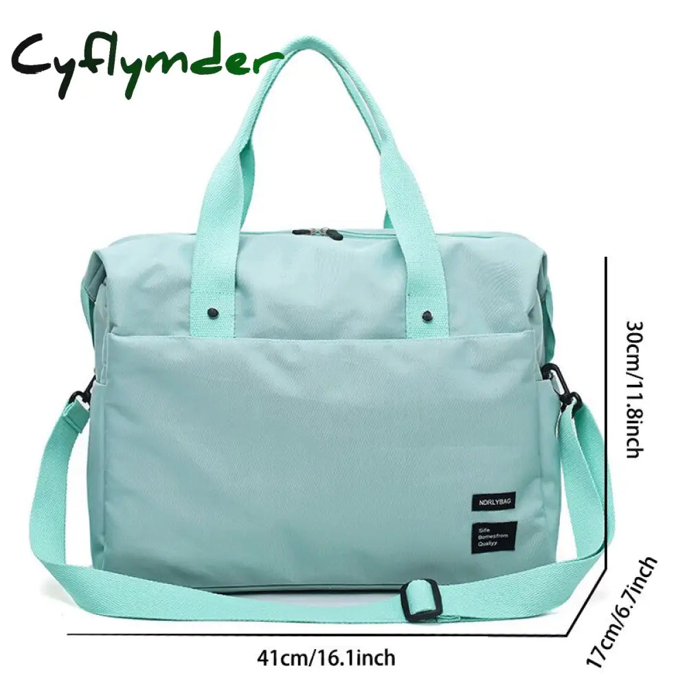 Cyflymder Large Capacity Travel Bag Women’s Hand Luggage Bags Nylon Men’s Short-Distance Sports