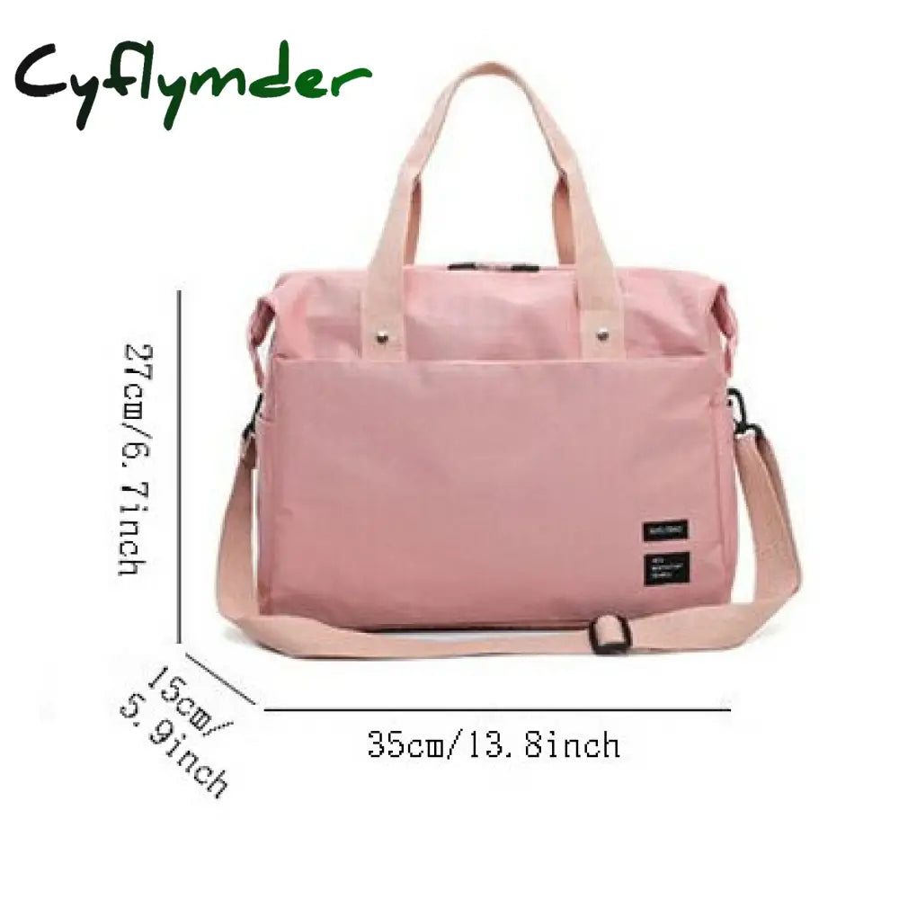 Cyflymder Large Capacity Travel Bag Women’s Hand Luggage Bags Nylon Men’s Short-Distance Sports