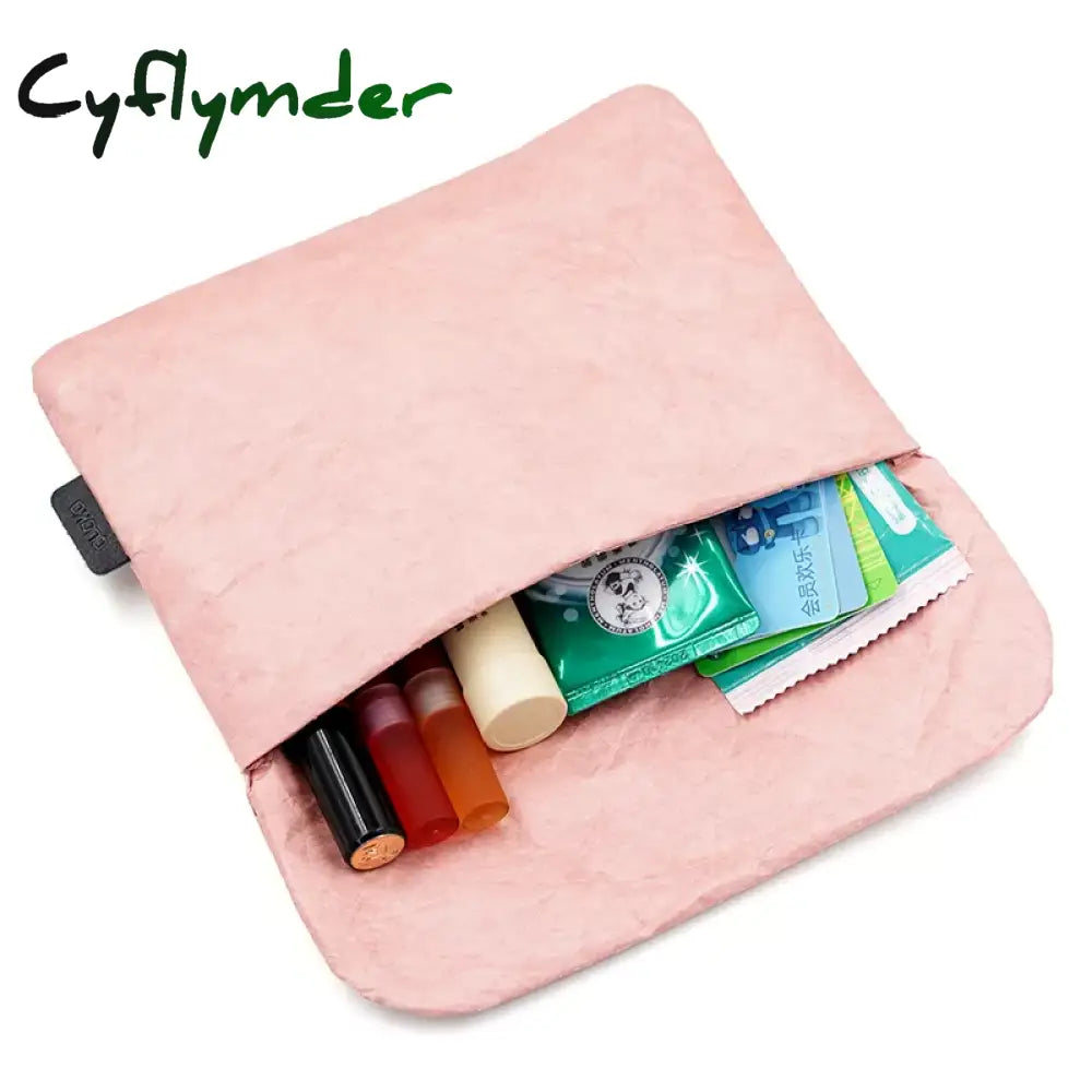 Cyflymder Large-Capacity Travel Cosmetic Bag Portable Makeup Pouch Women Waterproof Bathroom