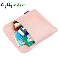 Cyflymder Large-Capacity Travel Cosmetic Bag Portable Makeup Pouch Women Waterproof Bathroom