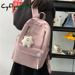 Cyflymder Large Capacity Women Backpack Laptop Backpacks School For Teenage Girls Boys Korean Style