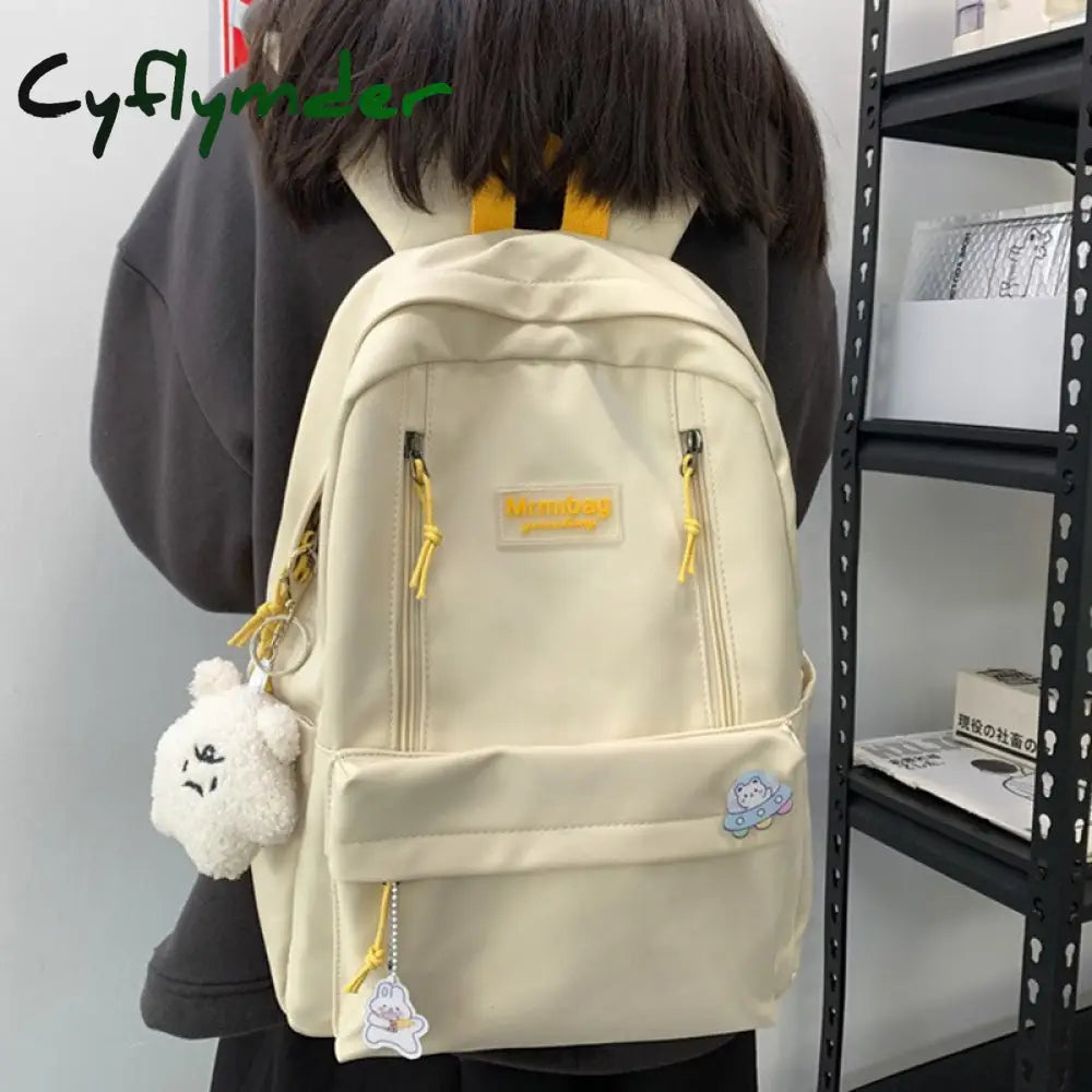 Cyflymder Large Capacity Women Backpack Laptop Backpacks School For Teenage Girls Boys Korean Style