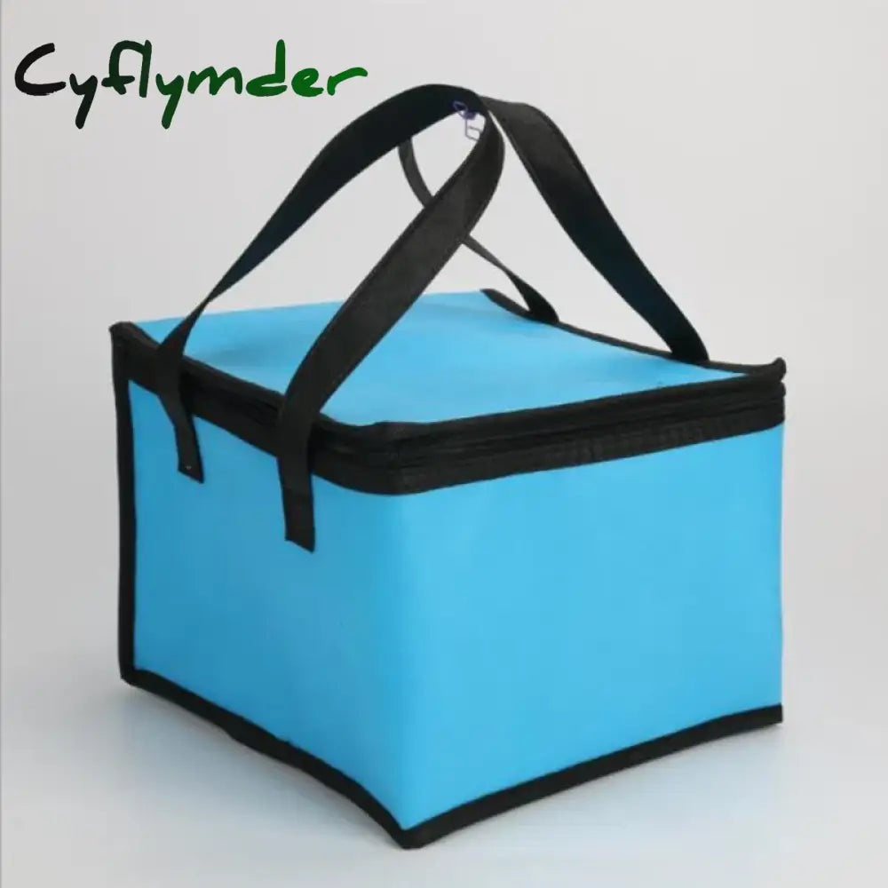 Cyflymder Large Non-Woven Thermal Insulation Package Lunch Bag Picnic Portable Container Bags Fresh