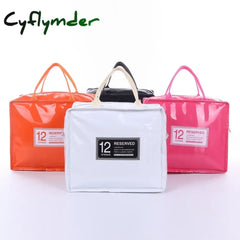 Cyflymder Large Thermo Lunch Bag Cooler Insulated Fresh Bags For Women Kids Padded Box High