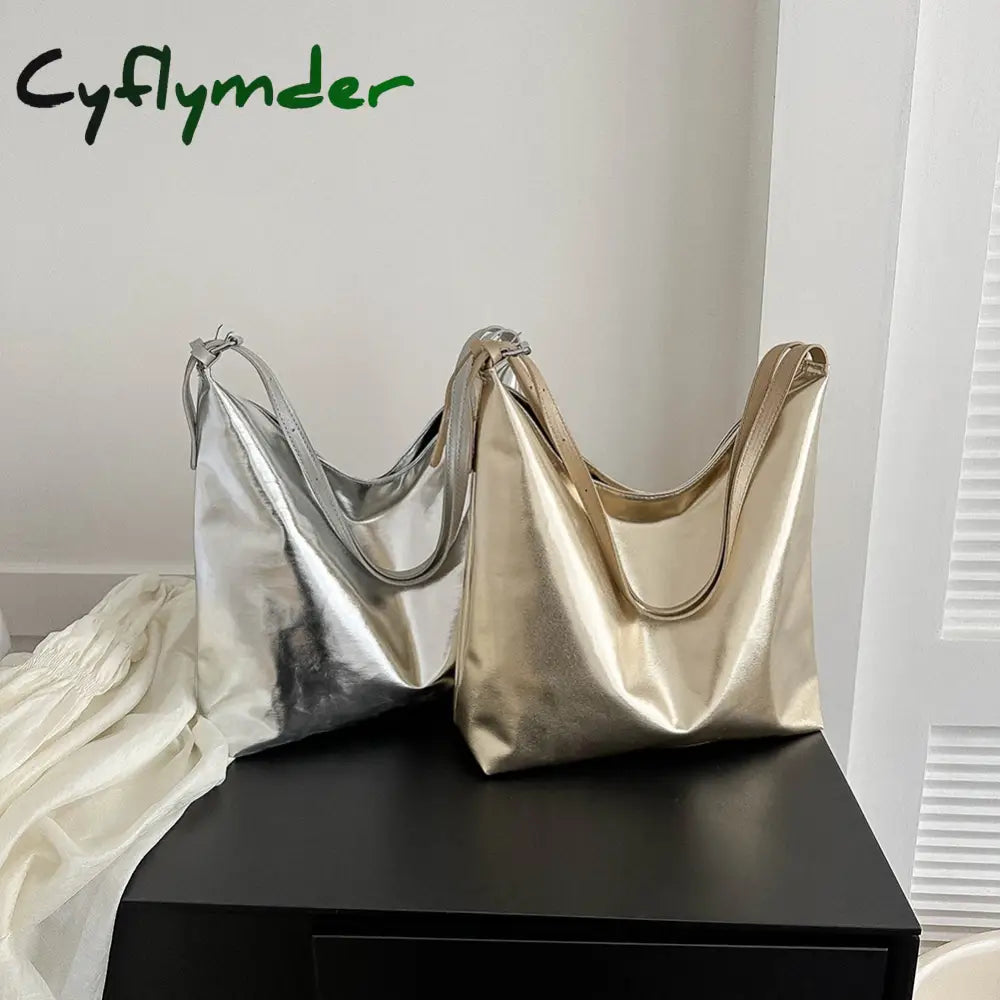 Cyflymder Large Weave Tote Bag Winter New High-Quality Pu Leather Women’s Designer Handbag High