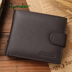 Cyflymder Leather Men Wallets Solid Sample Style Zipper Purse Man Card Horder Famous Brand Quality