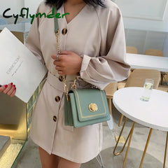 Cyflymder Leather Mini Crossbody Bags For Women Summer Shoulder Bag With Short Handle Female Phone