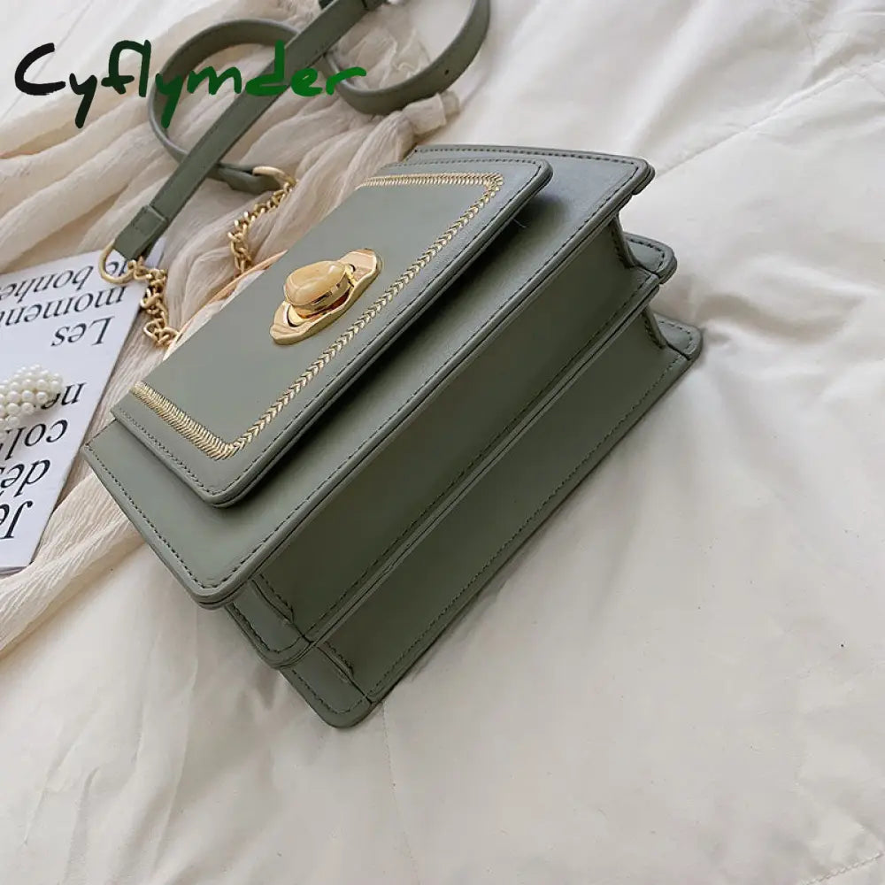 Cyflymder Leather Mini Crossbody Bags For Women Summer Shoulder Bag With Short Handle Female Phone