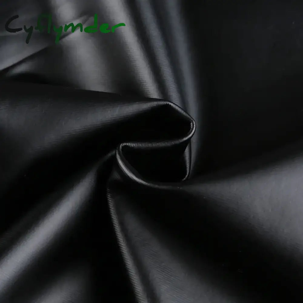 Cyflymder leather pants outfits winter Women’s Y2K Slim Fit Solid Flare Pu Leather Long Pants Button High Waist Elastic
