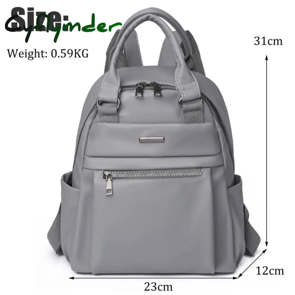 Cyflymder Leather Woman Backpacks New Female Fashion Portable Backpack Travel Casual Bag Mochilas