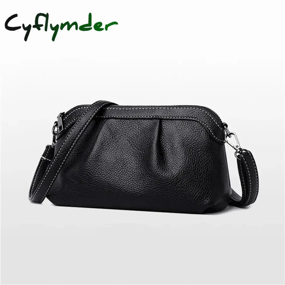 Cyflymder Leisure Simple Ladies Crossbody Bag Ladies Crossbody Bag New Fashion Shoulder Strap Soft Leather Shoulder Bag