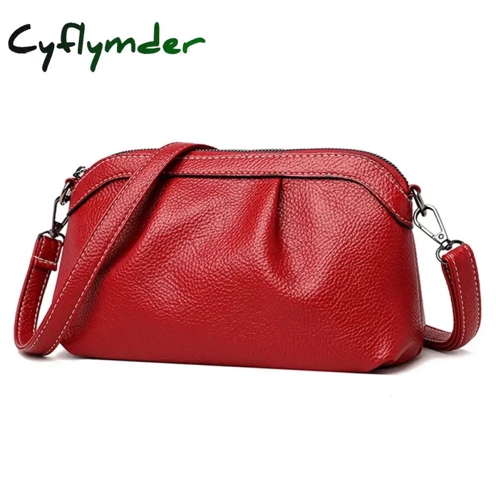 Cyflymder Leisure Simple Ladies Crossbody Bag Ladies Crossbody Bag New Fashion Shoulder Strap Soft Leather Shoulder Bag