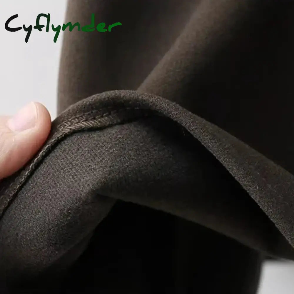 Cyflymder long skirt outfit winter Vintage Belt Woolen Midi Skirt Women Black Pleated Skirts Fall Winter Ladies Korean