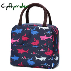 Cyflymder Lunch Bag For Women Insulation Portable Waterproof Cooler Bags Kids Tote Bolso Travel