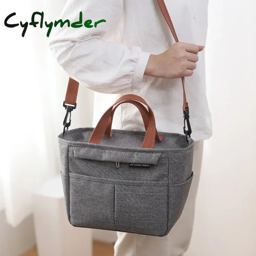 Cyflymder Lunch Bag New Fashion Kid Women Men Thermal Insulation Waterproof Portable Picnic