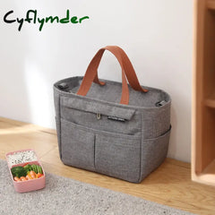 Cyflymder Lunch Bag New Fashion Kid Women Men Thermal Insulation Waterproof Portable Picnic