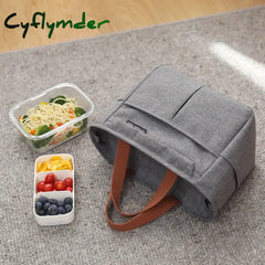 Cyflymder Lunch Bag New Fashion Kid Women Men Thermal Insulation Waterproof Portable Picnic