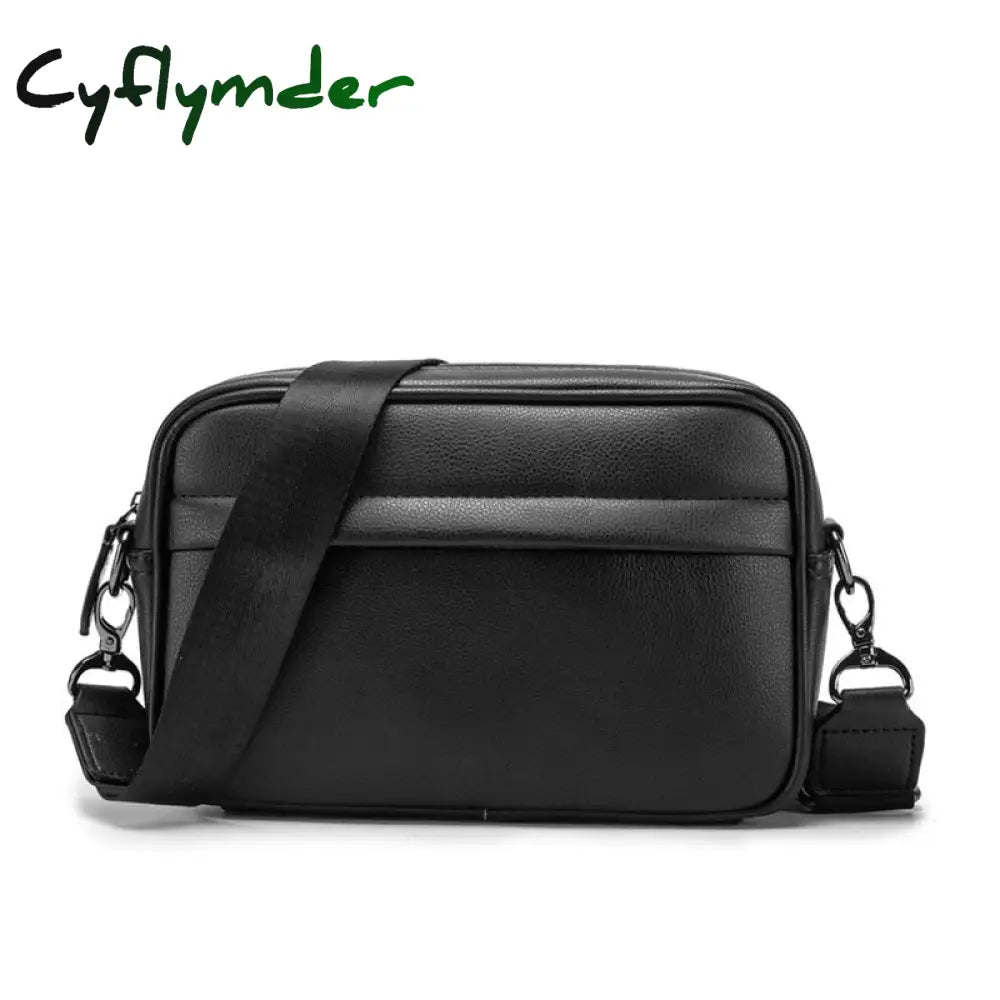 Cyflymder Luxury Brand Design Men Crossbody Bag Casual Solid Messenger Mens Small Shoulder Flap