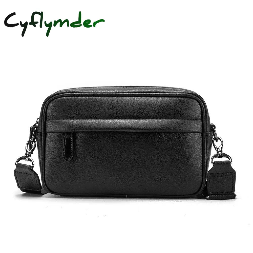 Cyflymder Luxury Brand Design Men Crossbody Bag Casual Solid Messenger Mens Small Shoulder Flap