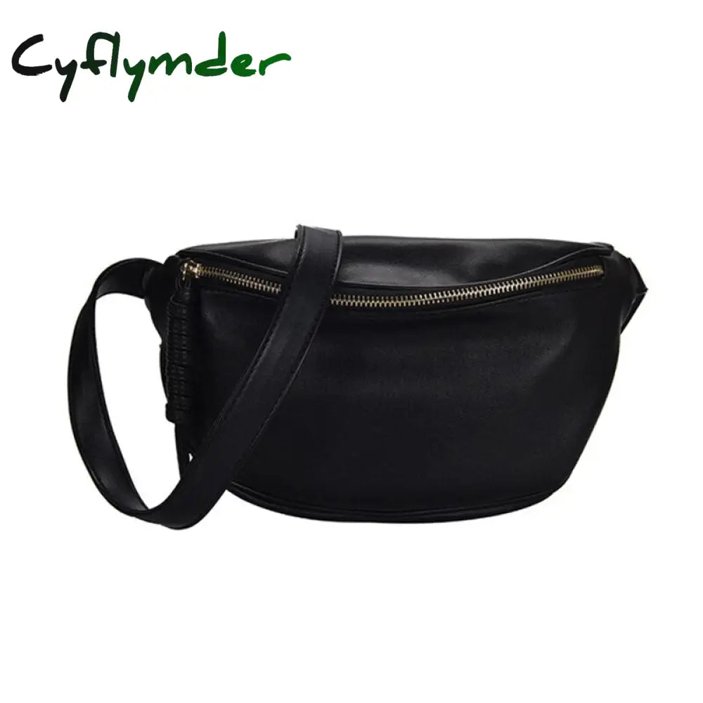Cyflymder Luxury Chain Waist Bag Phone Pack And Purse For Women Belt Bags Stone Pattern Female