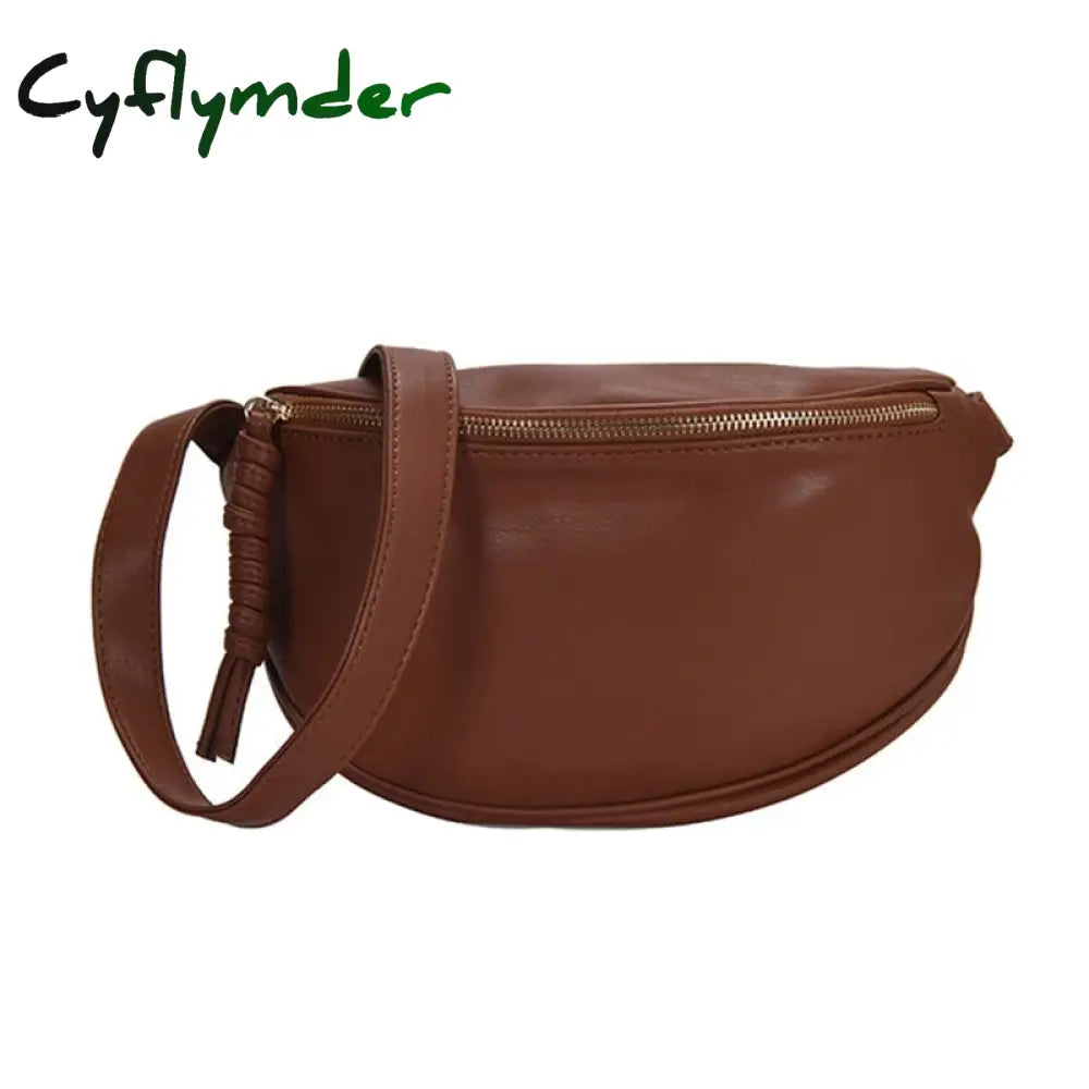 Cyflymder Luxury Chain Waist Bag Phone Pack And Purse For Women Belt Bags Stone Pattern Female