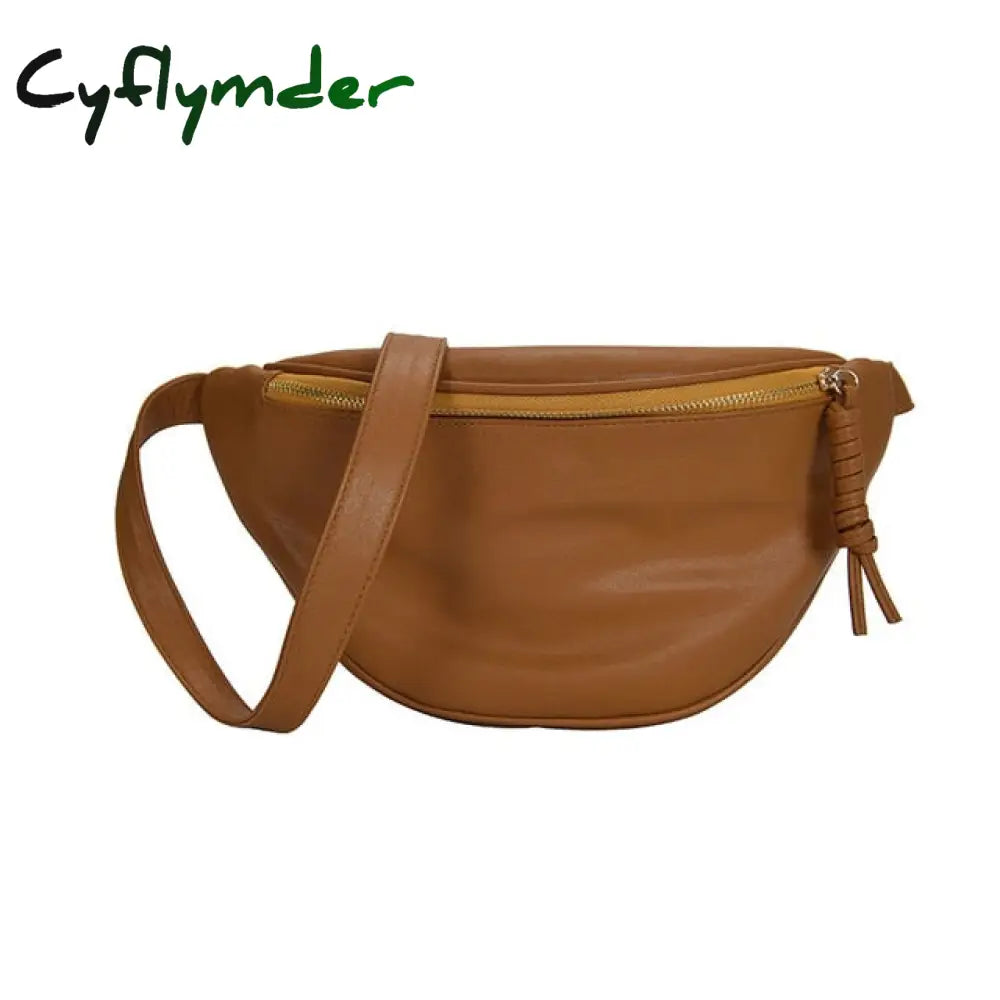 Cyflymder Luxury Chain Waist Bag Phone Pack And Purse For Women Belt Bags Stone Pattern Female