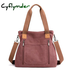 Cyflymder Luxury Cloth Handbags Women Bags Designer High Quality Canvas Shoulder Messenger