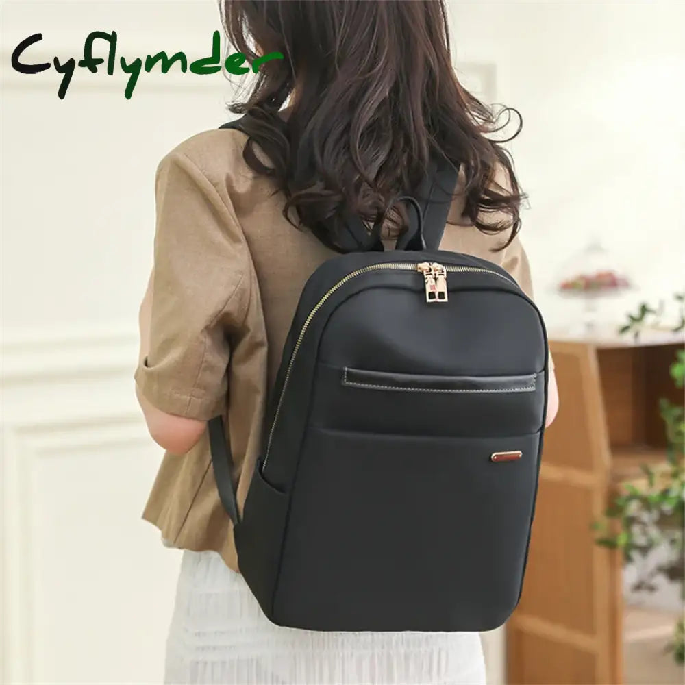 Cyflymder Luxury Design Nylon Women Backpack Fashion Bagpack Classic Style School Bag For Girls New