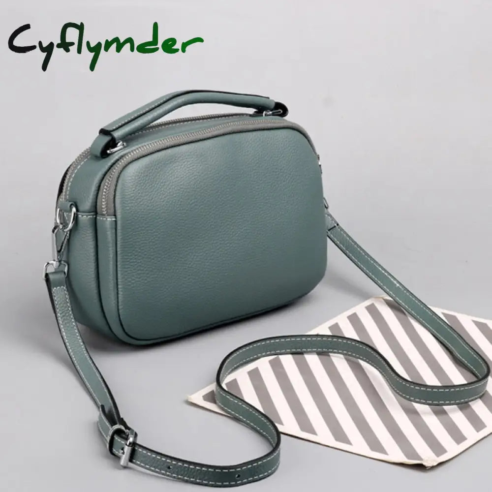 Cyflymder Luxury Designer Handbag Genuine Leather Crossbody Bags High Quality Casual Totes Women